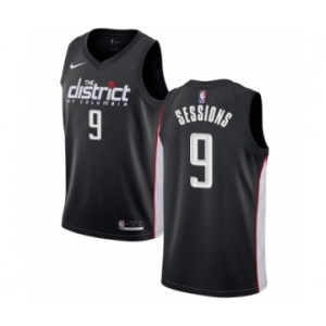 Women's Nike Washington Wizards #9 Ramon Sessions Swingman Black NBA Jersey - City Edition