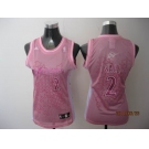 women nba washington wizards #2 wall pink