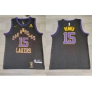 Lakers #15 Austin Reaves Black Nike 2023-24 City Edition Swingman Jersey