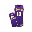 Men Adidas Los Angeles Lakers #10 Tyler Ennis Authentic Purple Road NBA Jersey