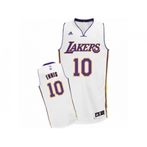 Men Adidas Los Angeles Lakers #10 Tyler Ennis Swingman White Alternate NBA Jersey