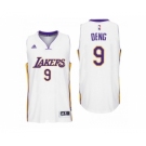 Men Los Angeles Lakers #9 Luol Deng Alternate White New Swingman Jersey