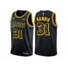 Men Nike Los Angeles Lakers #31 Kurt Rambis Authentic Black City Edition NBA Jersey