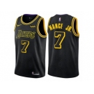 Men Nike Los Angeles Lakers #7 Larry Nance Jr. Authentic Black City Edition NBA Jersey