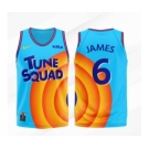 Men Tune Squad Lebron James #6 Space Jam Basketball Jersey