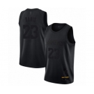 Men's Los Angeles Lakers #23 Anthony Davis Swingman Black MVP Basketball Jersey
