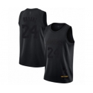 Men's Los Angeles Lakers #24 Kobe Bryant Swingman Black MVP Basketball Jersey