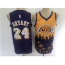 Men's Los Angeles Lakers #24 Kobe Bryant s Swingman Gold salute edition 2021 New Basketball Jersey
