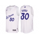 Men's Los Angeles Lakers #30 Julius Randle 2016 Christmas Day White NBA Swingman Jersey