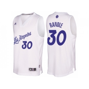 Men's Los Angeles Lakers #30 Julius Randle 2016 Christmas Day White NBA Swingman Jersey