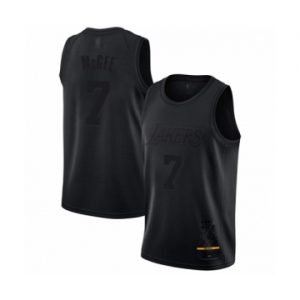 Men's Los Angeles Lakers #7 JaVale McGee Swingman Black MVP Basketball Jersey