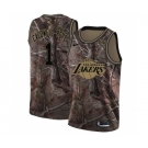 Men's Nike Los Angeles Lakers #1 Kentavious Caldwell-Pope Swingman Camo Realtree Collection NBA Jersey