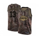 Men's Nike Los Angeles Lakers #13 Wilt Chamberlain Swingman Camo Realtree Collection NBA Jersey
