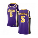 Men's Nike Los Angeles Lakers #5 Tyson Chandler Swingman Purple NBA Jersey - Statement Edition