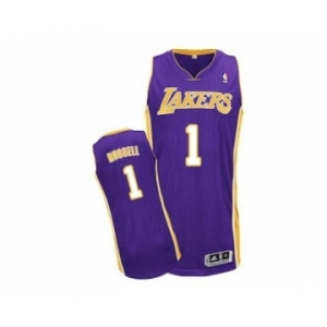 NBA Los Angeles Lakers #1 D'Angelo Russell Purple Stitched jerseys