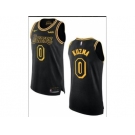 Nike Los Angeles Lakers #0 Kyle Kuzma Black NBA Jersey