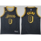 Nike Los Angeles Lakers #0 Kyle Kuzma Black NBA Swingman City Edition Jersey