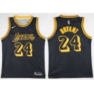 Nike Los Angeles Lakers #24 Kobe Bryant Black NBA Swingman City Edition Jersey