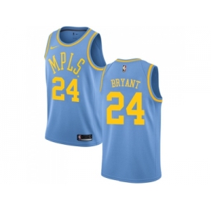 Nike Los Angeles Lakers #24 Kobe Bryant Royal Blue NBA Swingman Hardwood Classics Jersey