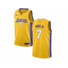 Nike Los Angeles Lakers #7 Larry Nance Jr. Gold NBA Swingman Icon Edition Jersey
