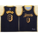 Nike Los Angeles Lakers #8 Kobe Bryant Black NBA Swingman City Edition Jersey
