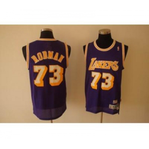 nba fans lakers #73 rodman purple(fans edition)