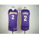 nba los angeles Lakers #2 fisher purple[revolution 30]