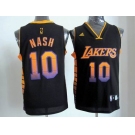 nba los angeles lakers #10 nash black[limited edition]