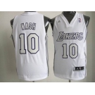 nba los angeles lakers #10 nash white[fullwhite]