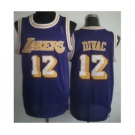 nba los angeles lakers #12 divac purple[m&n][divac]
