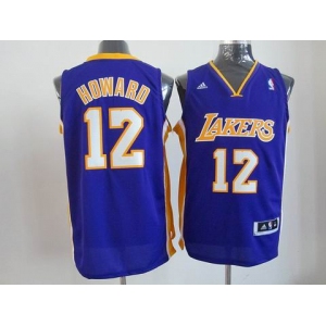 nba los angeles lakers #12 dwight howard blue[howard][revolution 30 swingman]