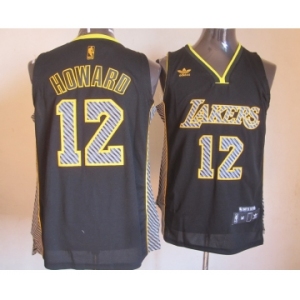 nba los angeles lakers #12 howard black[2013 new]