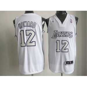 nba los angeles lakers #12 howard white[fullwhite]