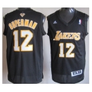 nba los angeles lakers #12 superman black[revolution 30 swingman][superman]