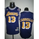nba los angeles lakers #13 lhamberlain m&n purple