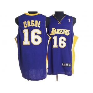 nba los angeles lakers #16 gasol blue