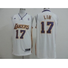 nba los angeles lakers #17 lin white[revolution 30 swingman]