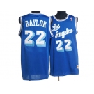 nba los angeles lakers #22 baylor m&n blue