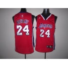 nba los angeles lakers #24 bryant red