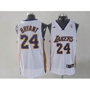 nba los angeles lakers #24 bryant white(fans edition)