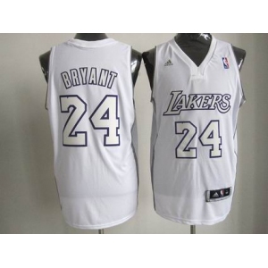 nba los angeles lakers #24 bryant white[fullwhite-2]