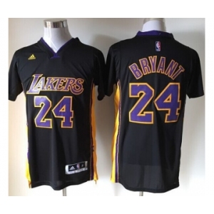 nba los angeles lakers #24 kobe bryant black[new