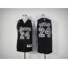 nba los angeles lakers #24 kobe bryant black[revolution 30 swingman]