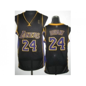nba los angeles lakers #24 kobe bryant black[revolution 30][purple number]