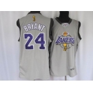 nba los angeles lakers #24 kobe bryant grey
