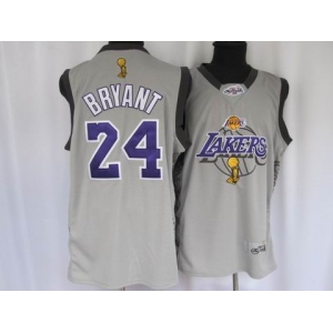 nba los angeles lakers #24 kobe bryant grey