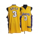 nba los angeles lakers #3 ariza yellow