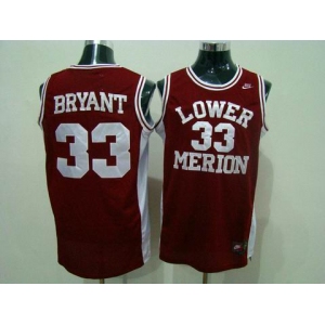 nba los angeles lakers #33 bryant red