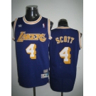 nba los angeles lakers #4 scott m&n purple