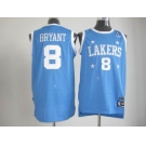nba los angeles lakers #8 bryant blue星星